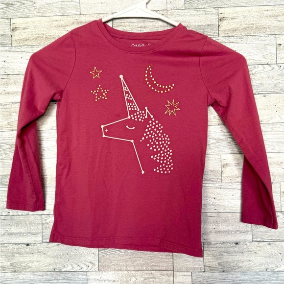 Long Sleeve Unicorn Shirt (Cat & Jack) XS 4/5 - Picture 1 of 4